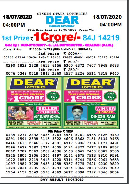 west bengal lottery|West Bengal Lottery Result Today: Check Dear Bangabhumi .